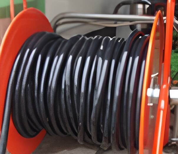 薬剤ホースの清掃&欠損の確認｜住ケン岐阜