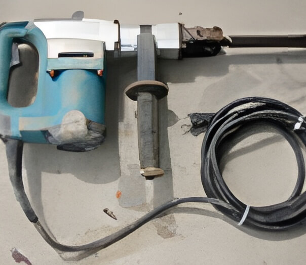 布基礎ハツリ機のチェック｜住ケン岐阜