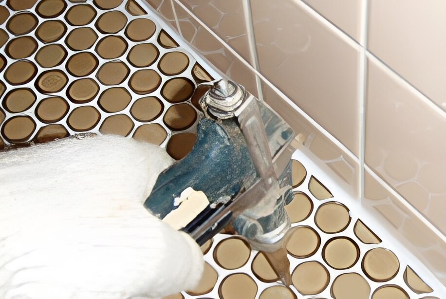 戸枠に穴をあけて薬剤を注入｜住ケン岐阜