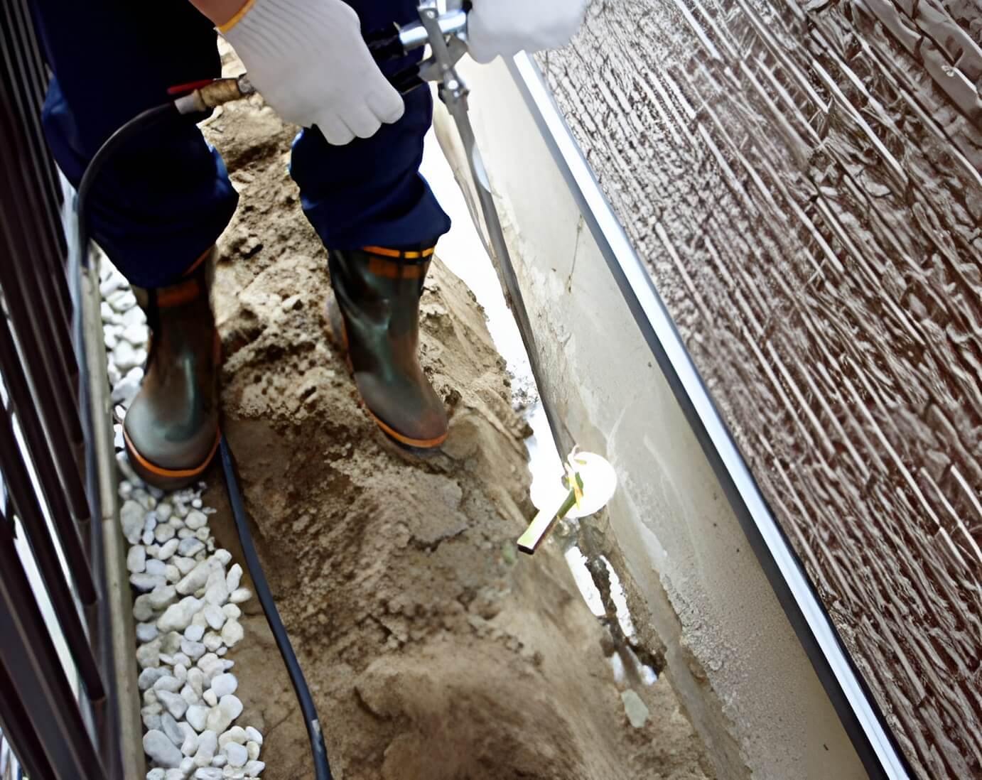 薬剤を散布(2)｜住ケン岐阜