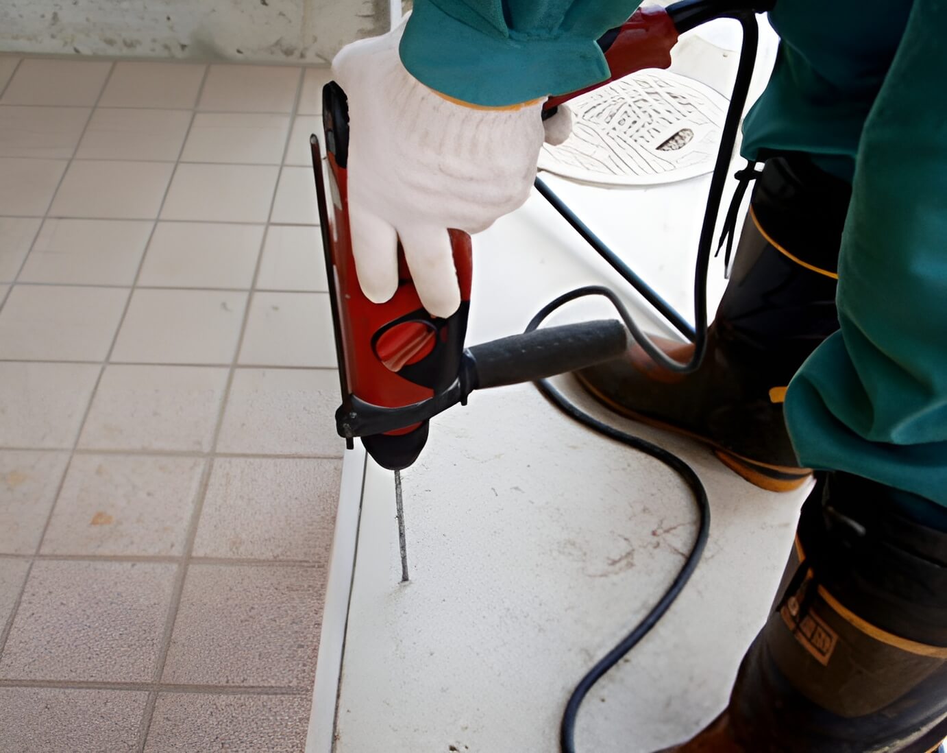 薬剤を注入して穴埋め(1)｜住ケン岐阜